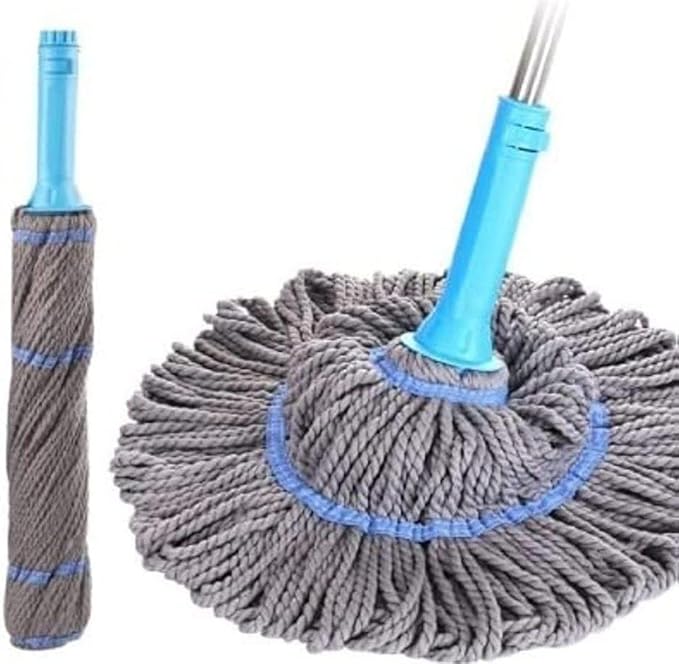 Magic Squeezing Twist Mop With Microfiber Head