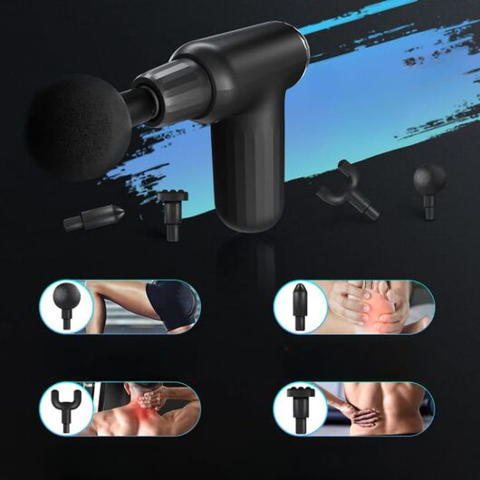 Muscle Massage Gun with 4 Heads, Pain Reliever , Fascial Gun