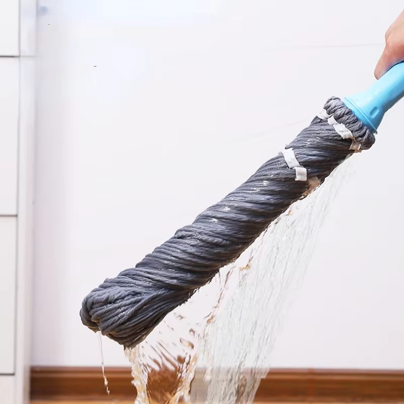 Magic Squeezing Twist Mop With Microfiber Head